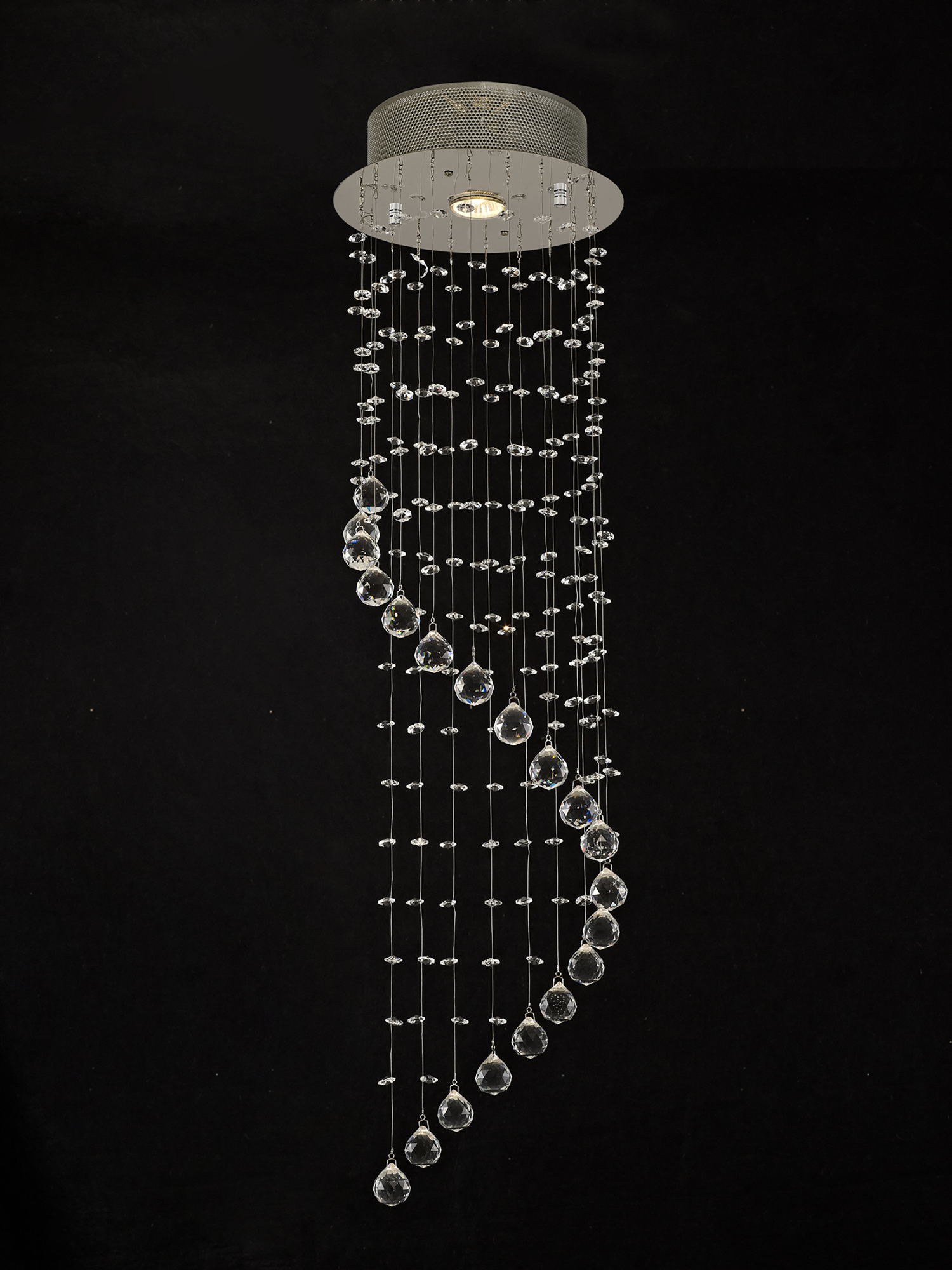 IL31372  Colorado Crystal Pendant 1 Light